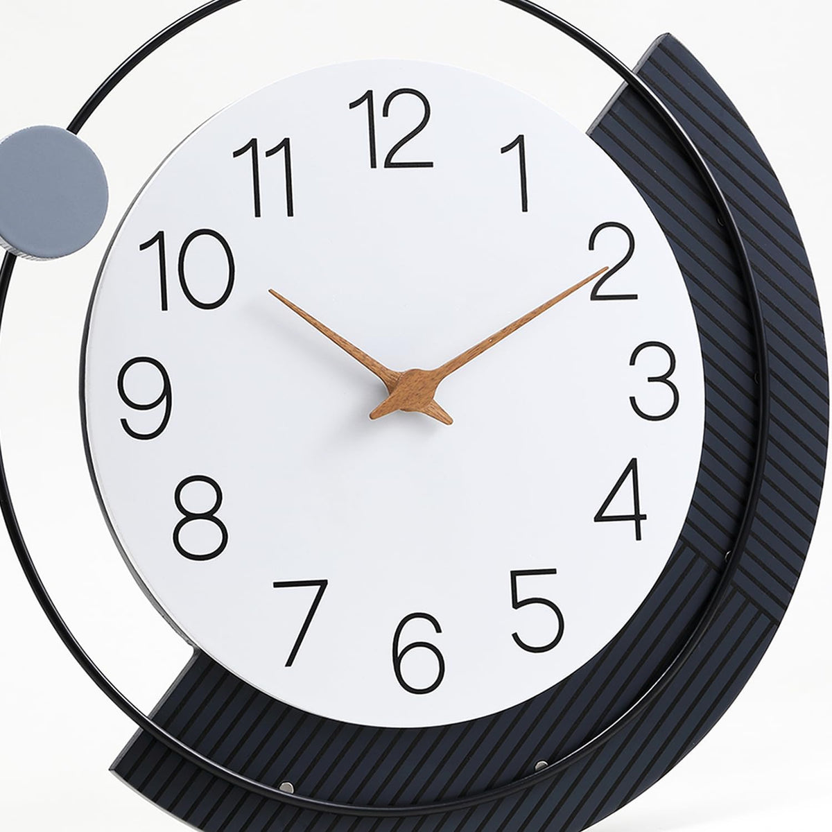 Dankeit Decorative Wall Clock, Silent Non-Ticking Quartz Battery Operated, Large Wall Clock for Living Room, Kitchen Home Bathroom Bedroom Wall Decor, 16x16inch