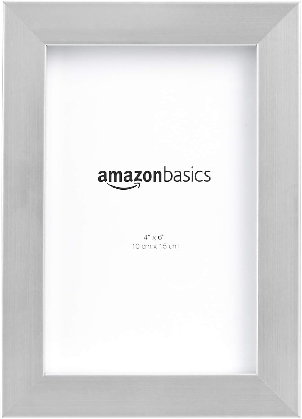 Amazon Basics Rectangular Photo Picture Frame, 8" x 10", Wall Hanging or Tabletop Display, Black, 2-Pack, Horizontal or Vertical