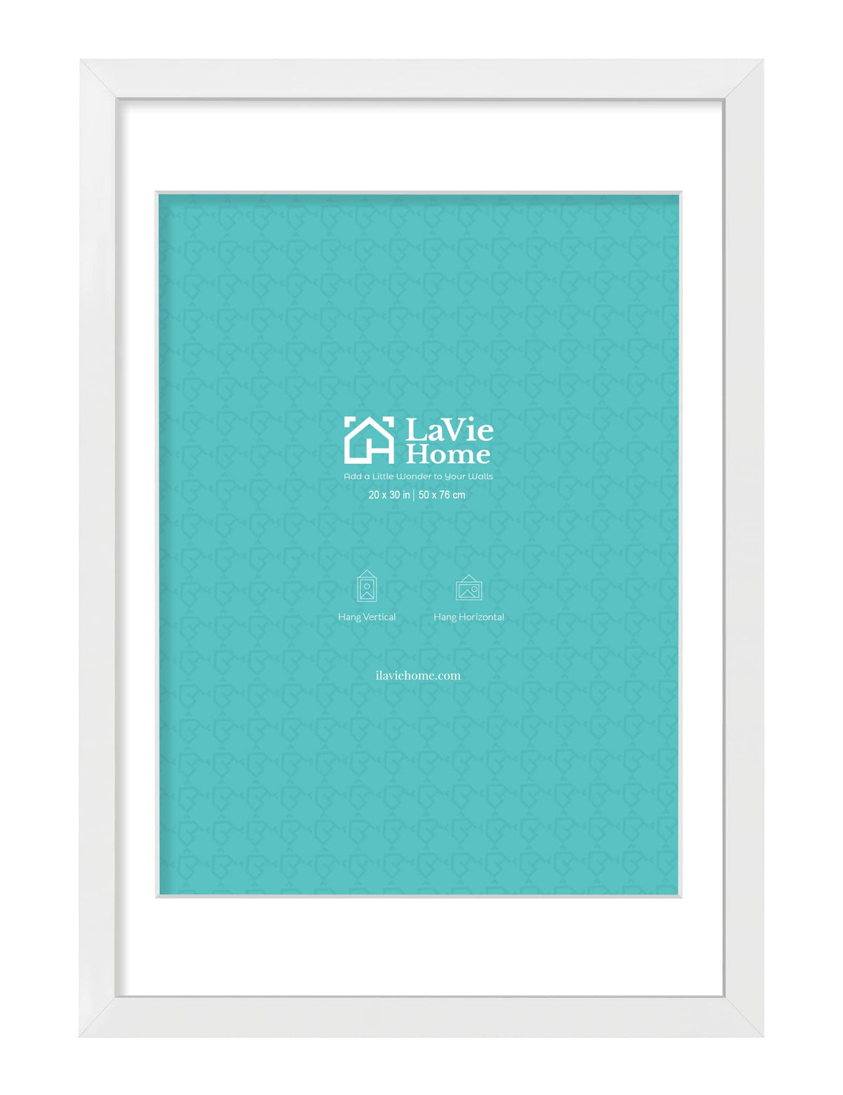 LaVie Home 14x18 Picture Frame Black Poster Frame,Display Pictures 12x16 with Mat or 14x18 Without Mat, Stable and Sturdy Frame and Polished Plexiglass, Horizontal and Vertical Format of The Walls