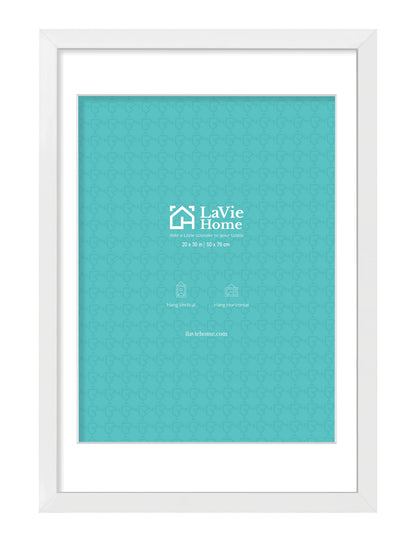 LaVie Home 14x18 Picture Frame Black Poster Frame,Display Pictures 12x16 with Mat or 14x18 Without Mat, Stable and Sturdy Frame and Polished Plexiglass, Horizontal and Vertical Format of The Walls