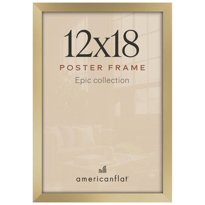Americanflat 16x20 Poster Frame - Engineered Wood - Black