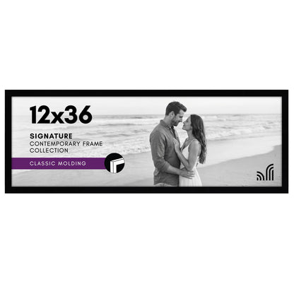 Americanflat 11x17 Picture Frame - Engineered Wood - Black