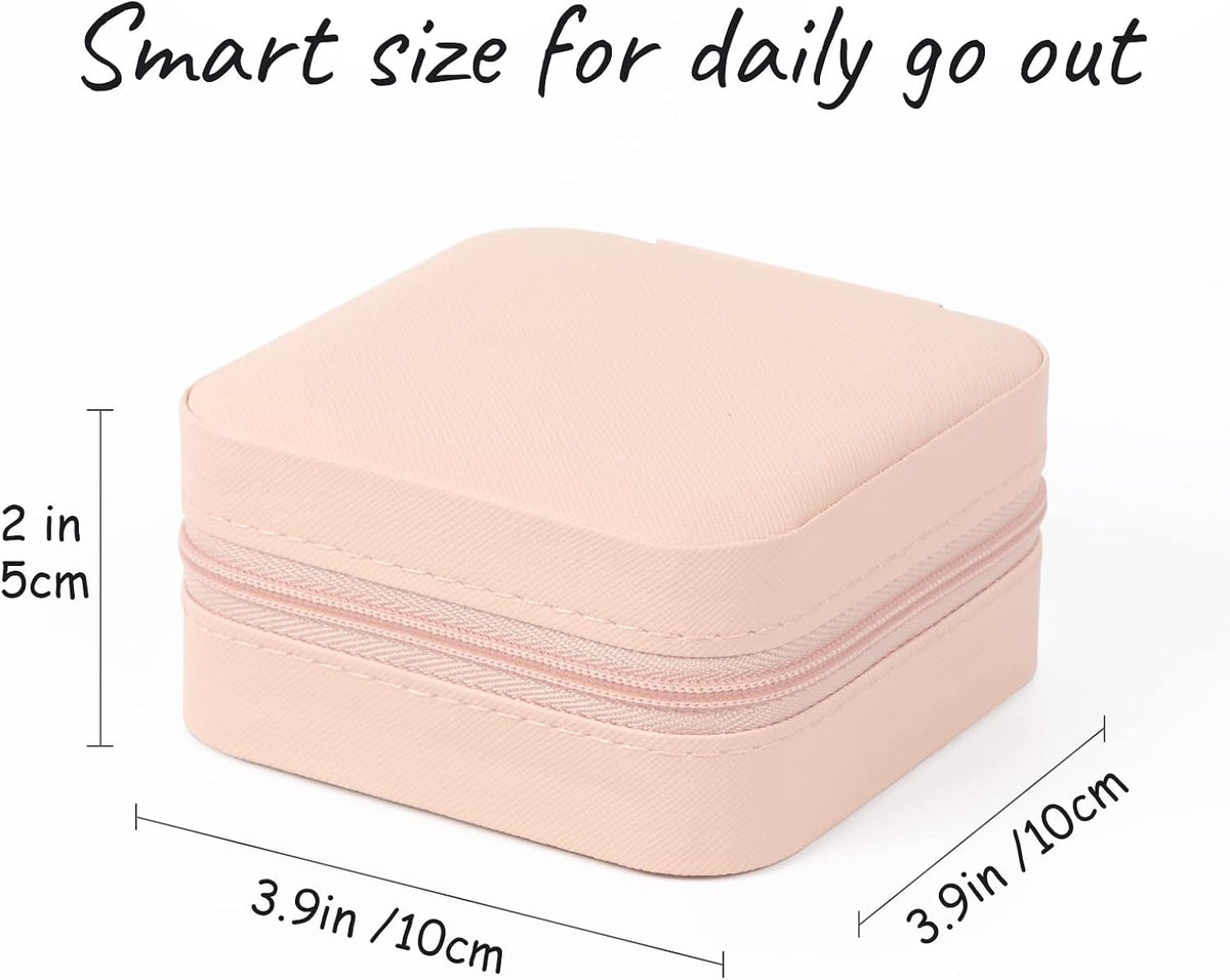 MFXIP Travel Jewelry Case Small Jewelry Box Jewelry Organizer Storage Case