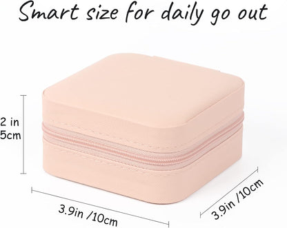 MFXIP Travel Jewelry Case Small Jewelry Box Jewelry Organizer Storage Case