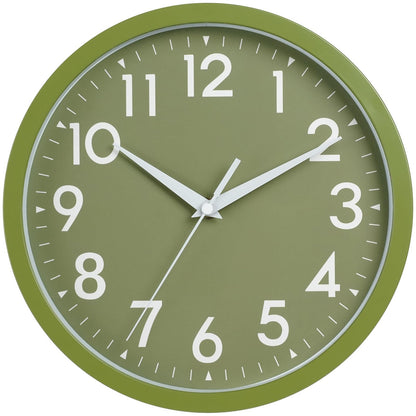 DAXSMY 12 Inch Wall Clock, Battery Operated Silent Non Ticking