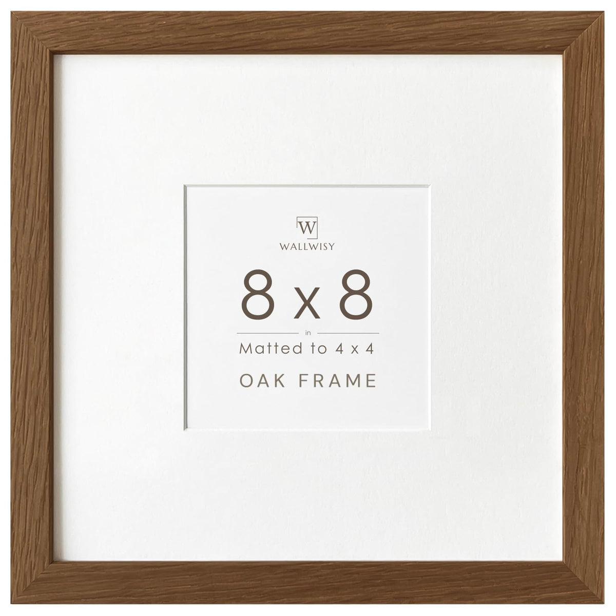 5x7 Picture Frame, Solid Oak Wood 5x7 Photo Frame with Mat to 4x6
