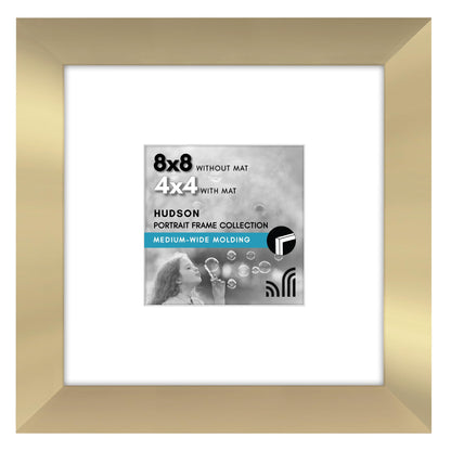 Americanflat 22x28 Poster Frame - Matted to 18x24 - Engineered Wood - Black