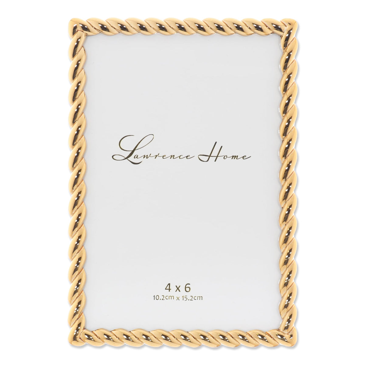 Lawrence Frames 4x6 Golden Rope Picture Frame (712046)