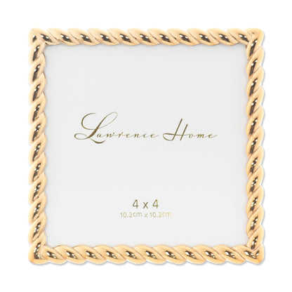 Lawrence Frames 4x6 Golden Rope Picture Frame (712046)