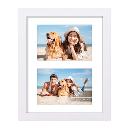 Vittanly 11x14 Collage Picture Frame for Wall Mounting, Black