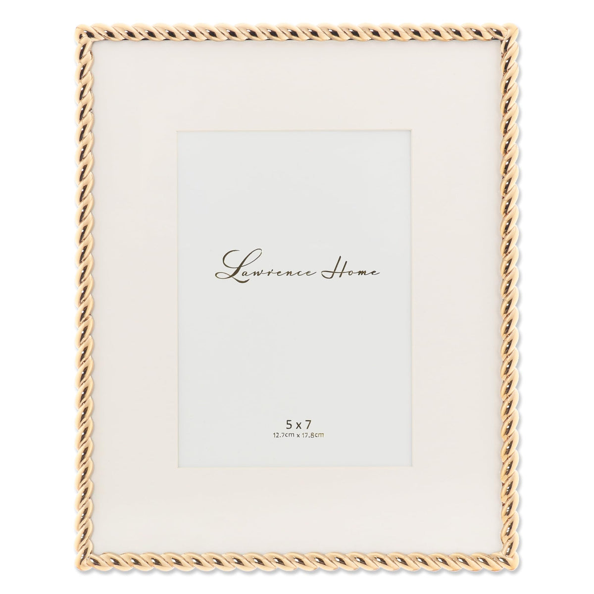 Lawrence Frames 4x6 Golden Rope Picture Frame (712046)