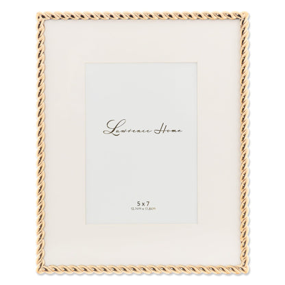 Lawrence Frames 4x6 Golden Rope Picture Frame (712046)