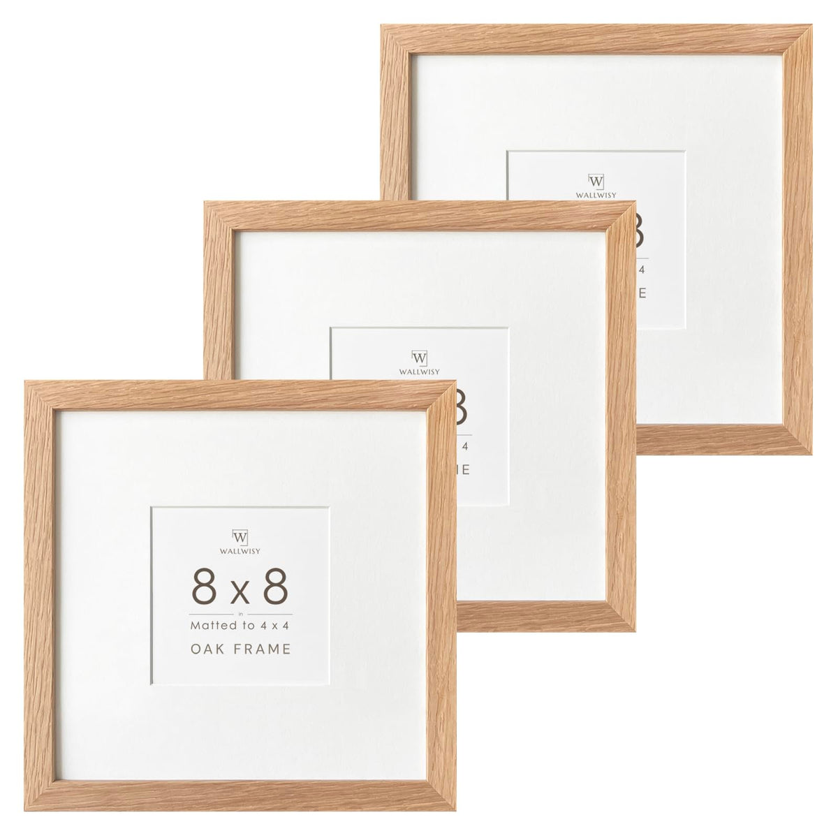5x7 Picture Frame, Solid Oak Wood 5x7 Photo Frame with Mat to 4x6