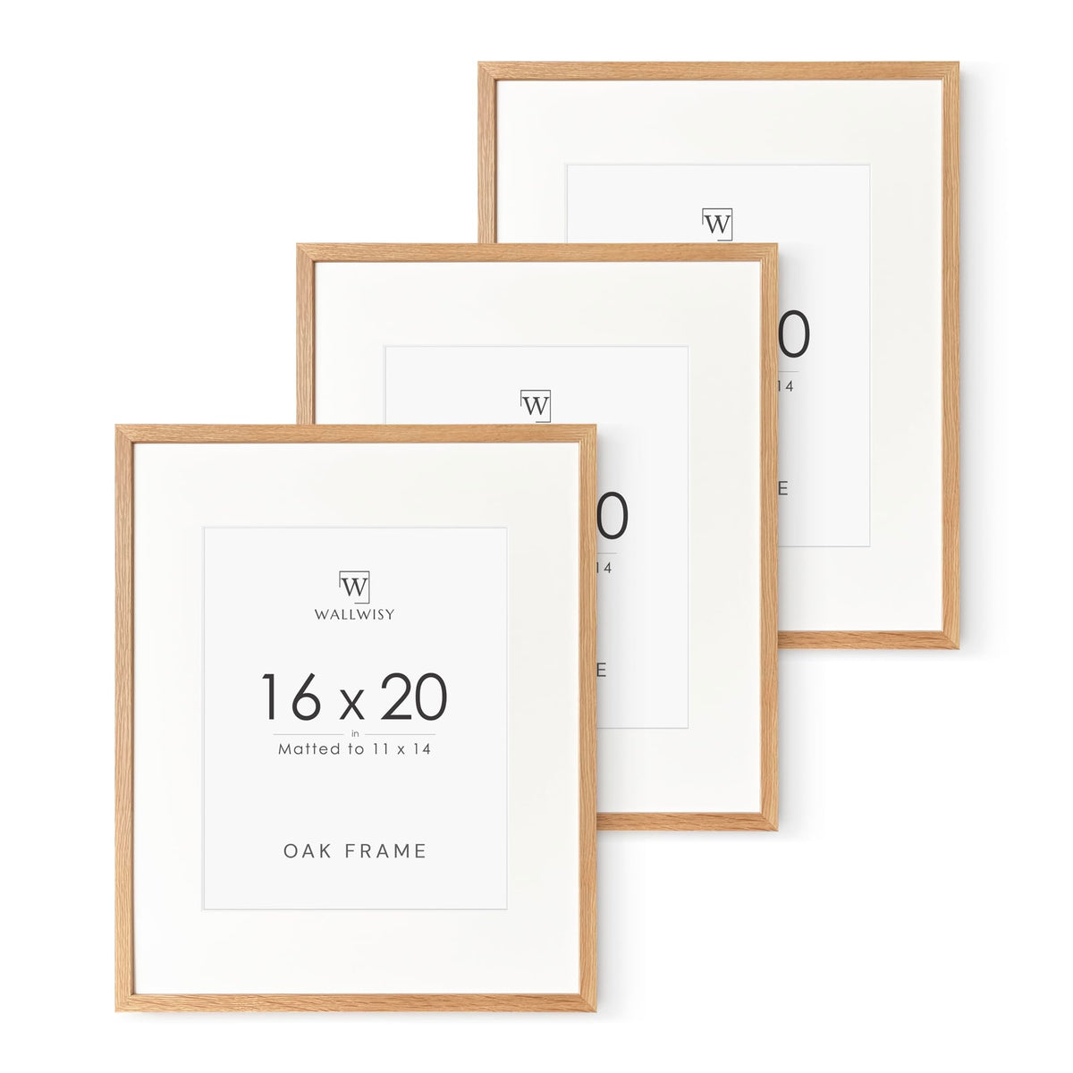 5x7 Picture Frame, Solid Oak Wood 5x7 Photo Frame with Mat to 4x6