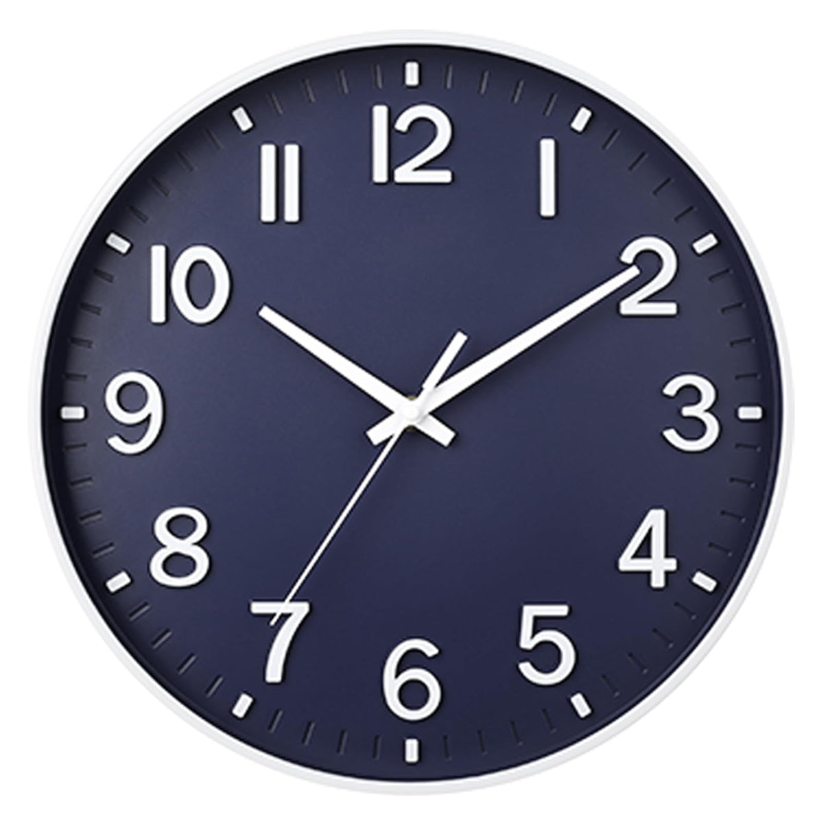 HZDHCLH 8 Inch Wall Clock Battery Operated Silent Non Ticking Green Modern