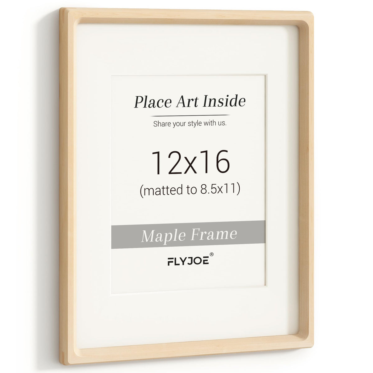 Picture Frame, USA-Sourced Hardwood Photo Frame, Walnut, 11x14