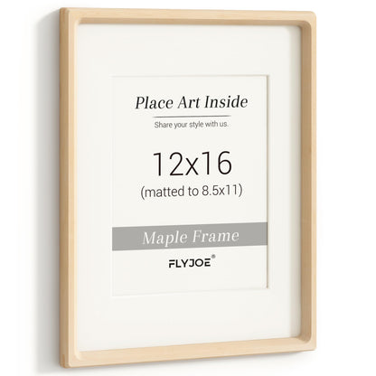 Picture Frame, USA-Sourced Hardwood Photo Frame, Walnut, 11x14