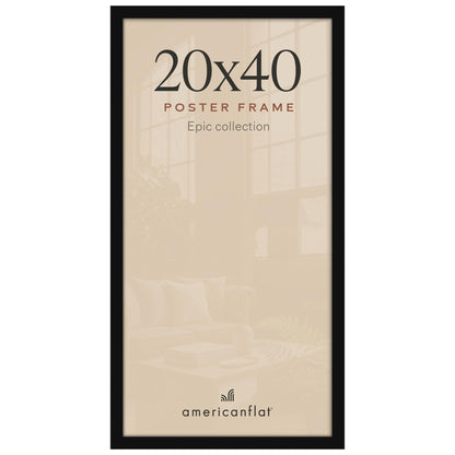 Americanflat 16x20 Poster Frame - Engineered Wood - Black