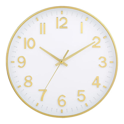 HZDHCLH 8 Inch Wall Clock Battery Operated Silent Non Ticking Green Modern