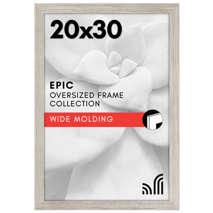Americanflat 16x20 Poster Frame - Engineered Wood - Black
