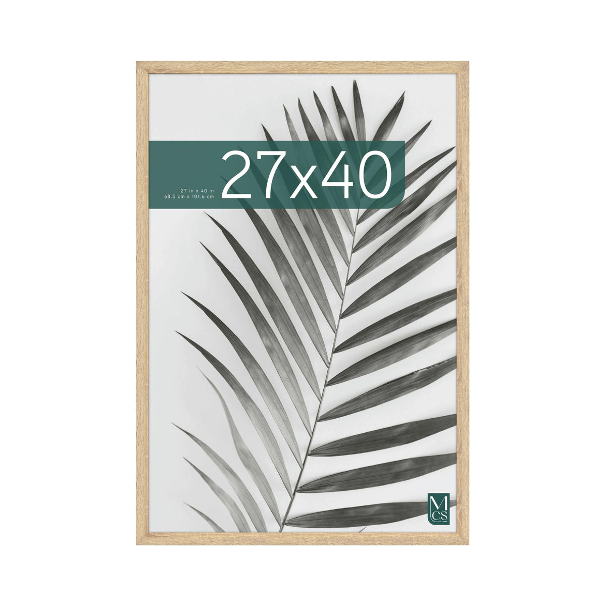 MCS Studio Gallery Poster Frame, 16x20, Walnut Woodgrain