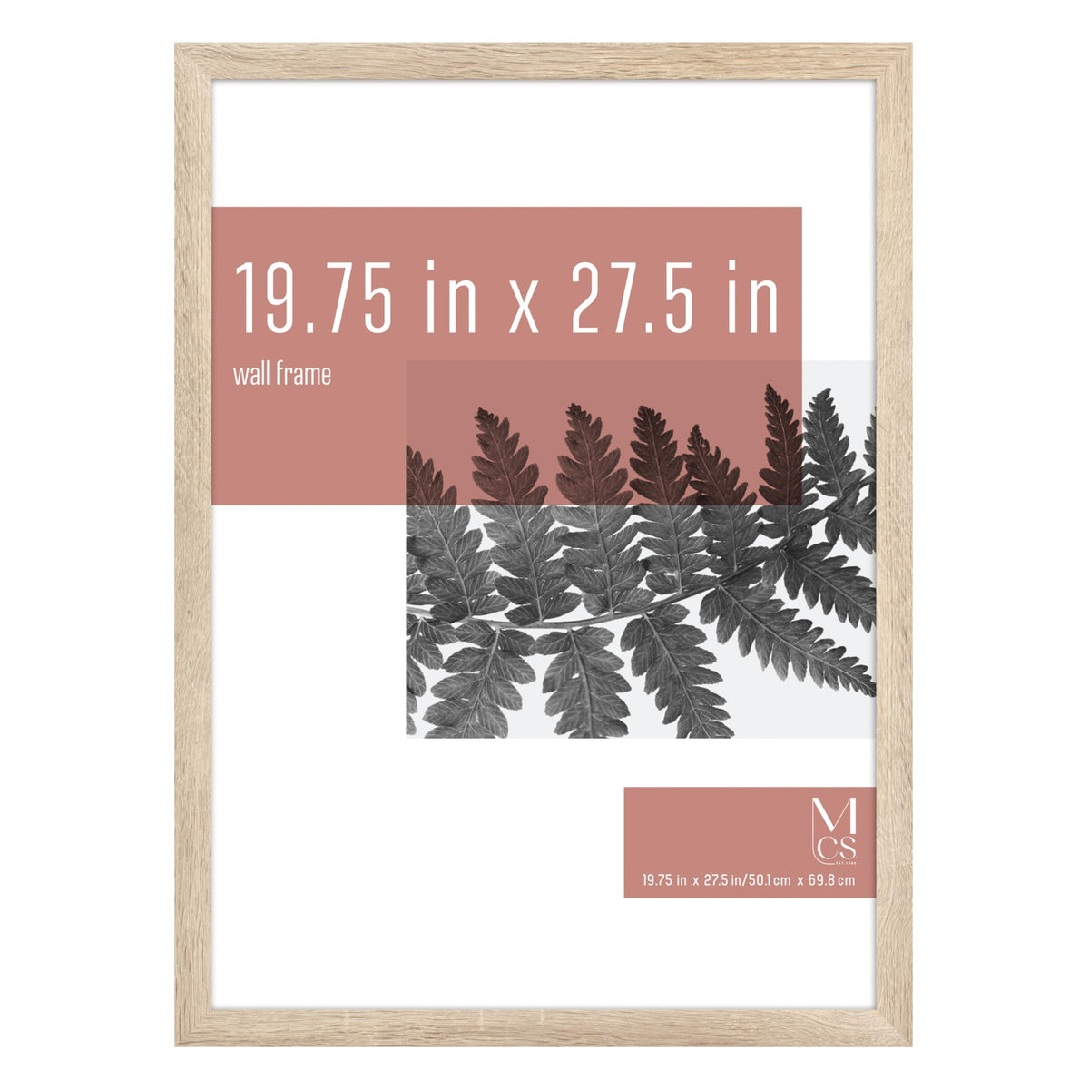 MCS Studio Gallery Poster Frame, 16x20, Walnut Woodgrain