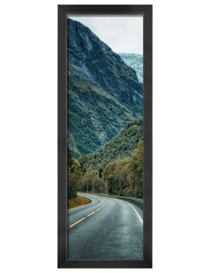 LaVie Home 14x18 Picture Frame Black Poster Frame,Display Pictures 12x16 with Mat or 14x18 Without Mat, Stable and Sturdy Frame and Polished Plexiglass, Horizontal and Vertical Format of The Walls
