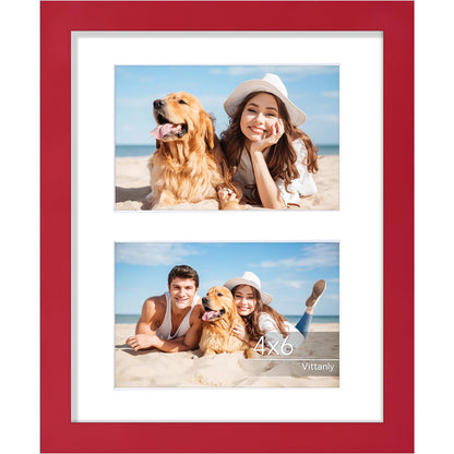 Vittanly 11x14 Collage Picture Frame for Wall Mounting, Black