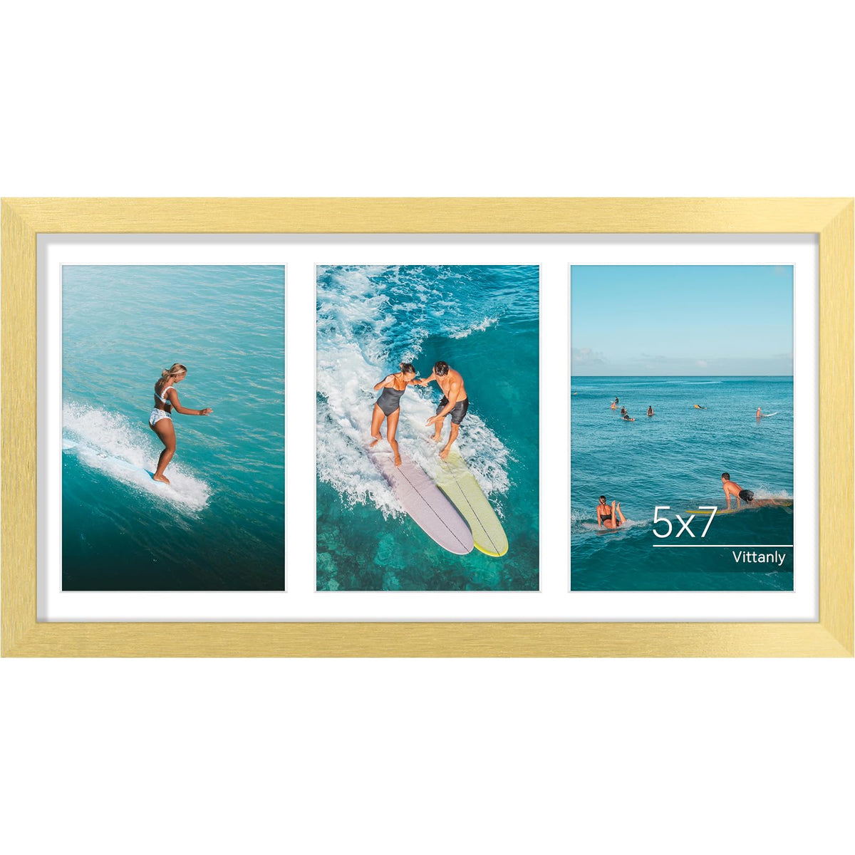 Vittanly 11x14 Collage Picture Frame for Wall Mounting, Black