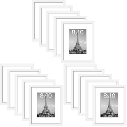 upsimples 8x10 Picture Frames, Gallery Wall Frames Set of 5, Black