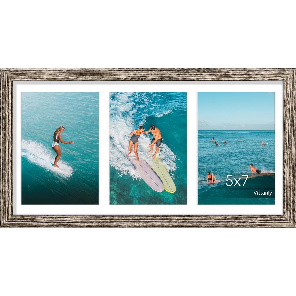Vittanly 11x14 Collage Picture Frame for Wall Mounting, Black