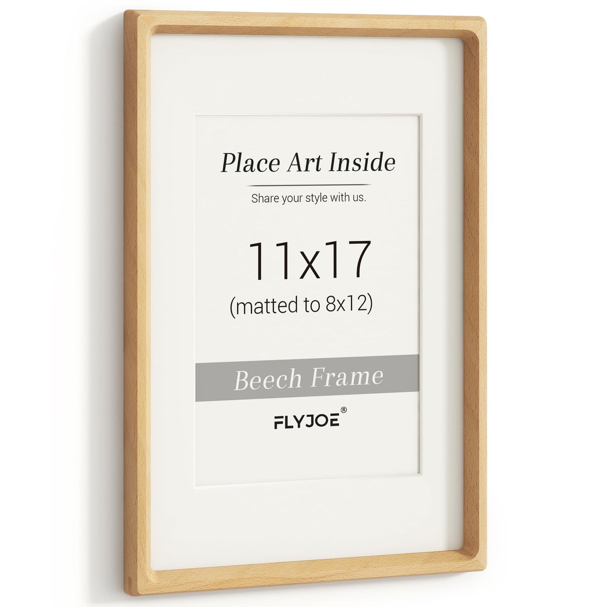 Picture Frame, USA-Sourced Hardwood Photo Frame, Walnut, 11x14