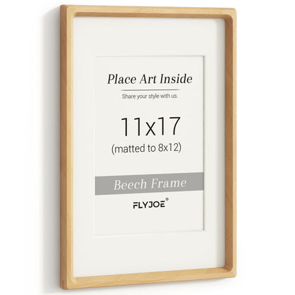 Picture Frame, USA-Sourced Hardwood Photo Frame, Walnut, 11x14