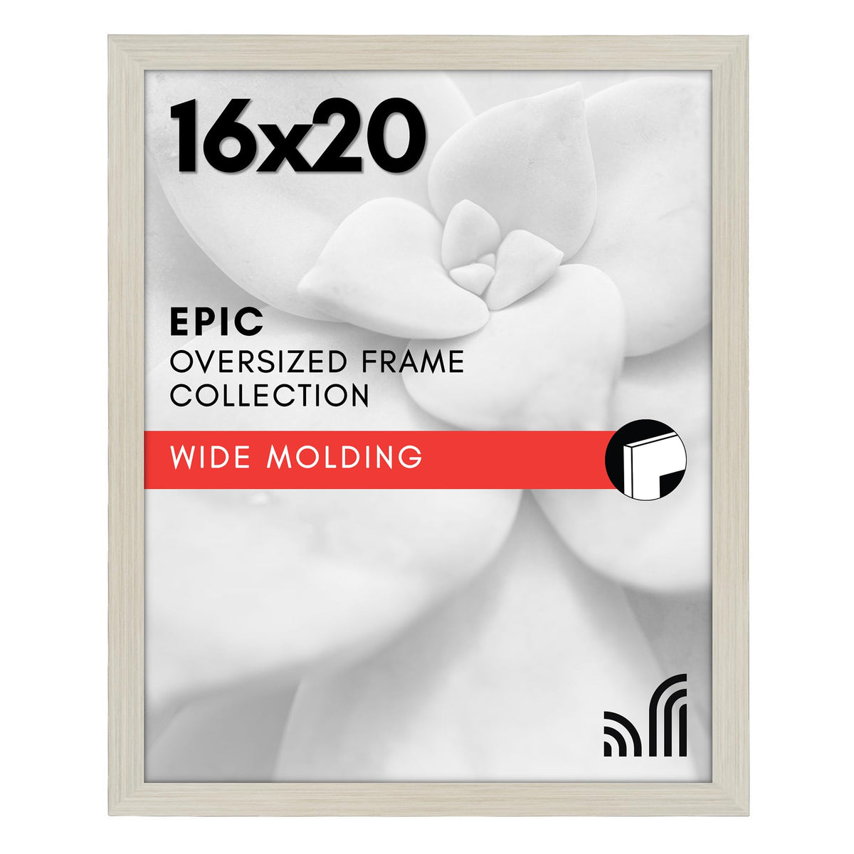 Americanflat 16x20 Poster Frame - Engineered Wood - Black