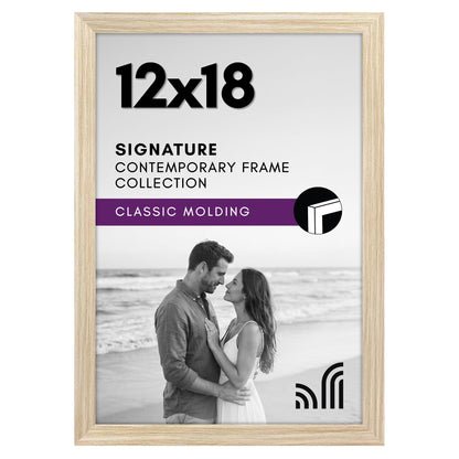 Americanflat 11x17 Picture Frame - Engineered Wood - Black