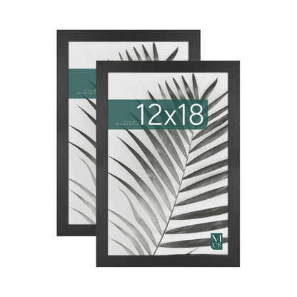 MCS Studio Gallery Poster Frame, 16x20, Walnut Woodgrain