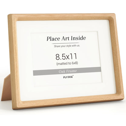 Picture Frame, USA-Sourced Hardwood Photo Frame, Walnut, 11x14