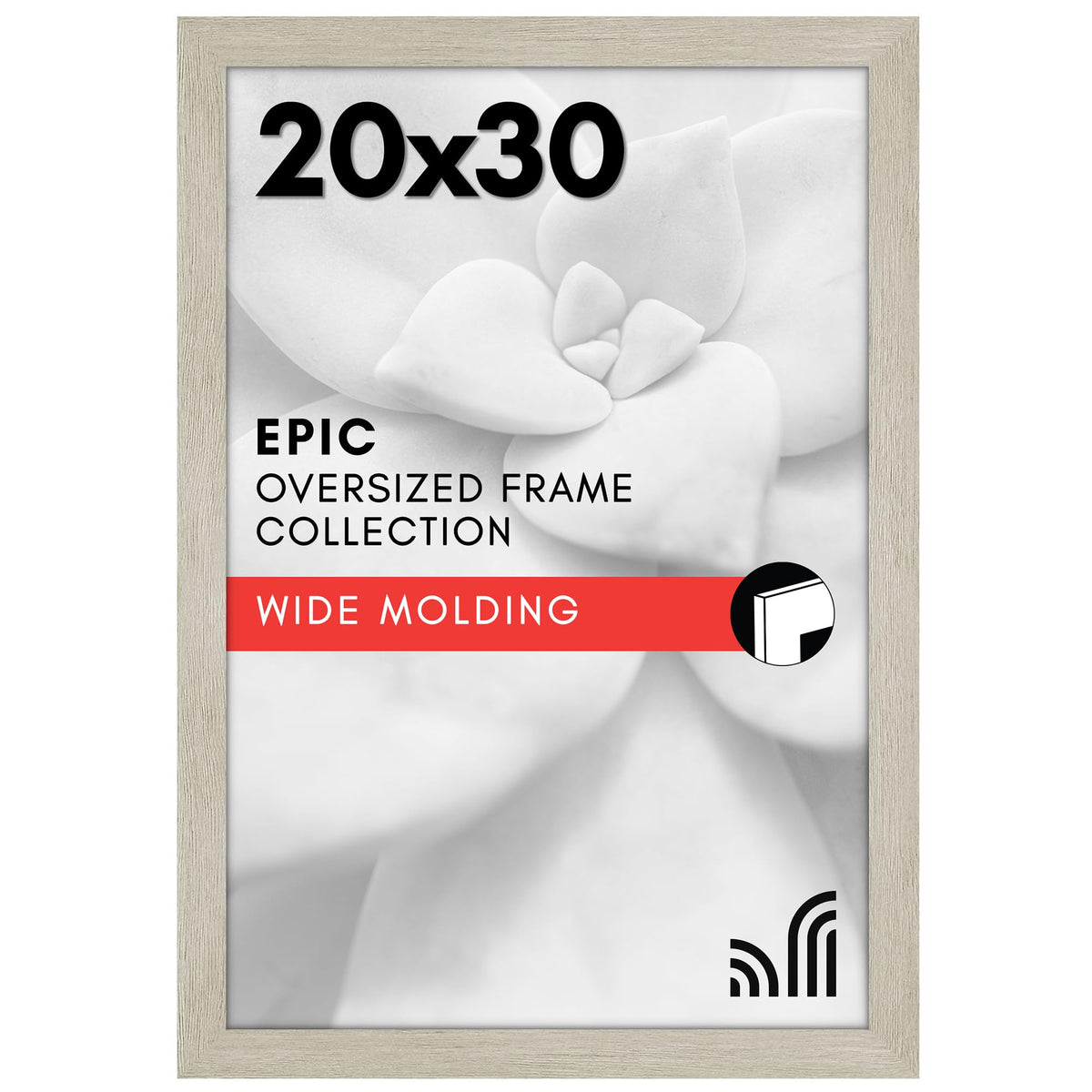 Americanflat 16x20 Poster Frame - Engineered Wood - Black