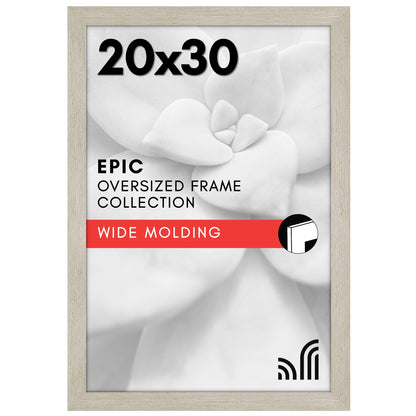 Americanflat 16x20 Poster Frame - Engineered Wood - Black