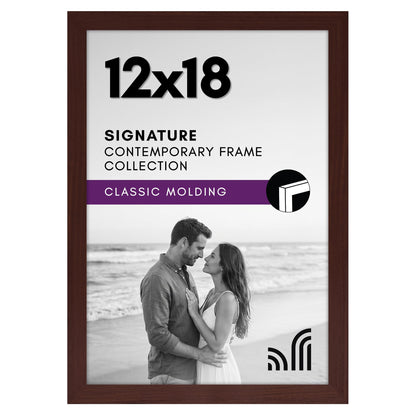 Americanflat 11x17 Picture Frame - Engineered Wood - Black