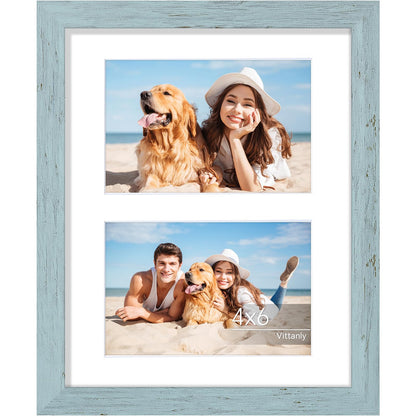 Vittanly 11x14 Collage Picture Frame for Wall Mounting, Black