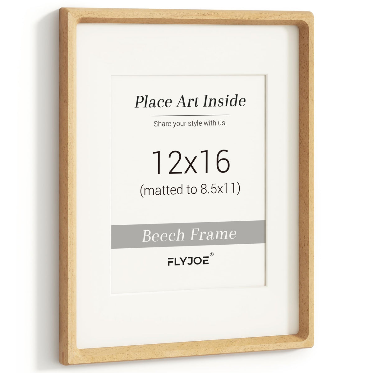 Picture Frame, USA-Sourced Hardwood Photo Frame, Walnut, 11x14