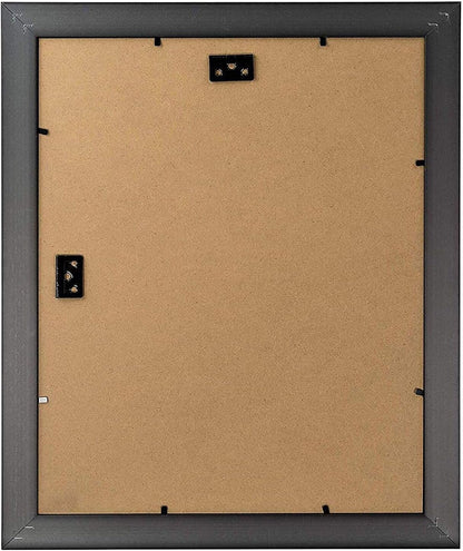 Golden State Art 11x14 Bronze Photo Frame White Mat for 8x10 Real Glass