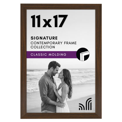 Americanflat 11x17 Picture Frame - Engineered Wood - Black