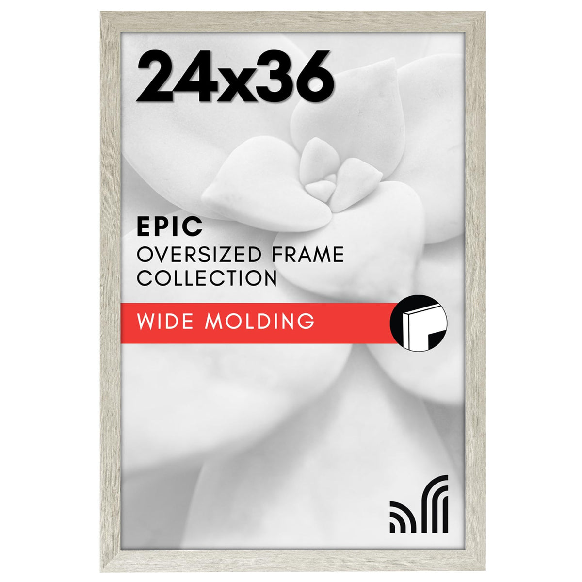 Americanflat 16x20 Poster Frame - Engineered Wood - Black
