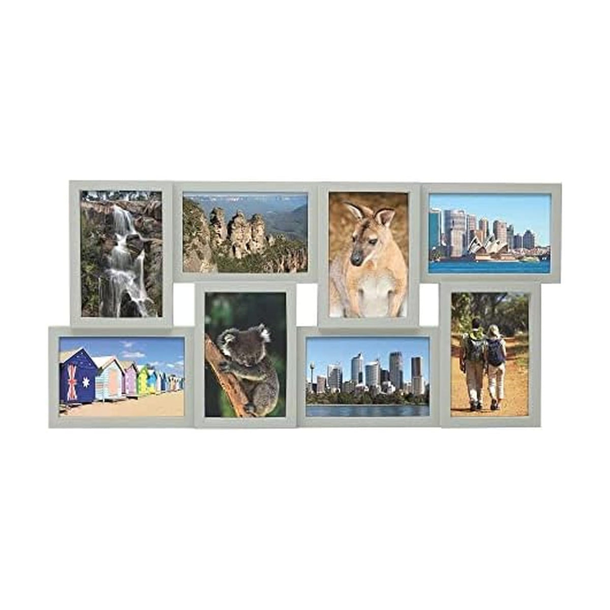 MELANNCO Collage Picture Frame 18x23 Inch Black - Holds 12 Photos in 4x6 and 6x4 Formats - Wall Display for Home Decor, Horizontal or Vertical Hanging