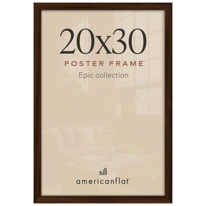 Americanflat 16x20 Poster Frame - Engineered Wood - Black