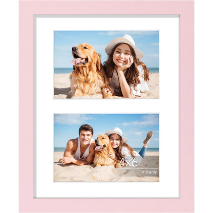 Vittanly 11x14 Collage Picture Frame for Wall Mounting, Black
