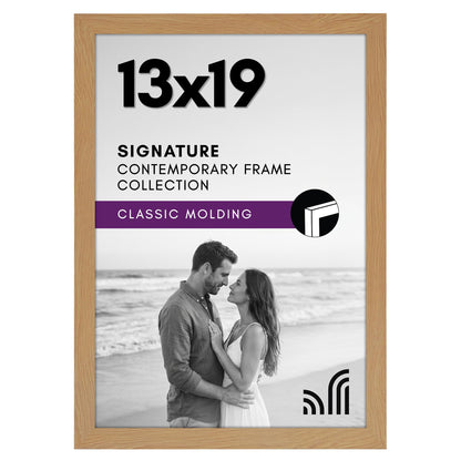 Americanflat 11x17 Picture Frame - Engineered Wood - Black
