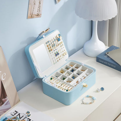 Lolalet 2 Layer Jewelry Box for Teen Girls & Young Women